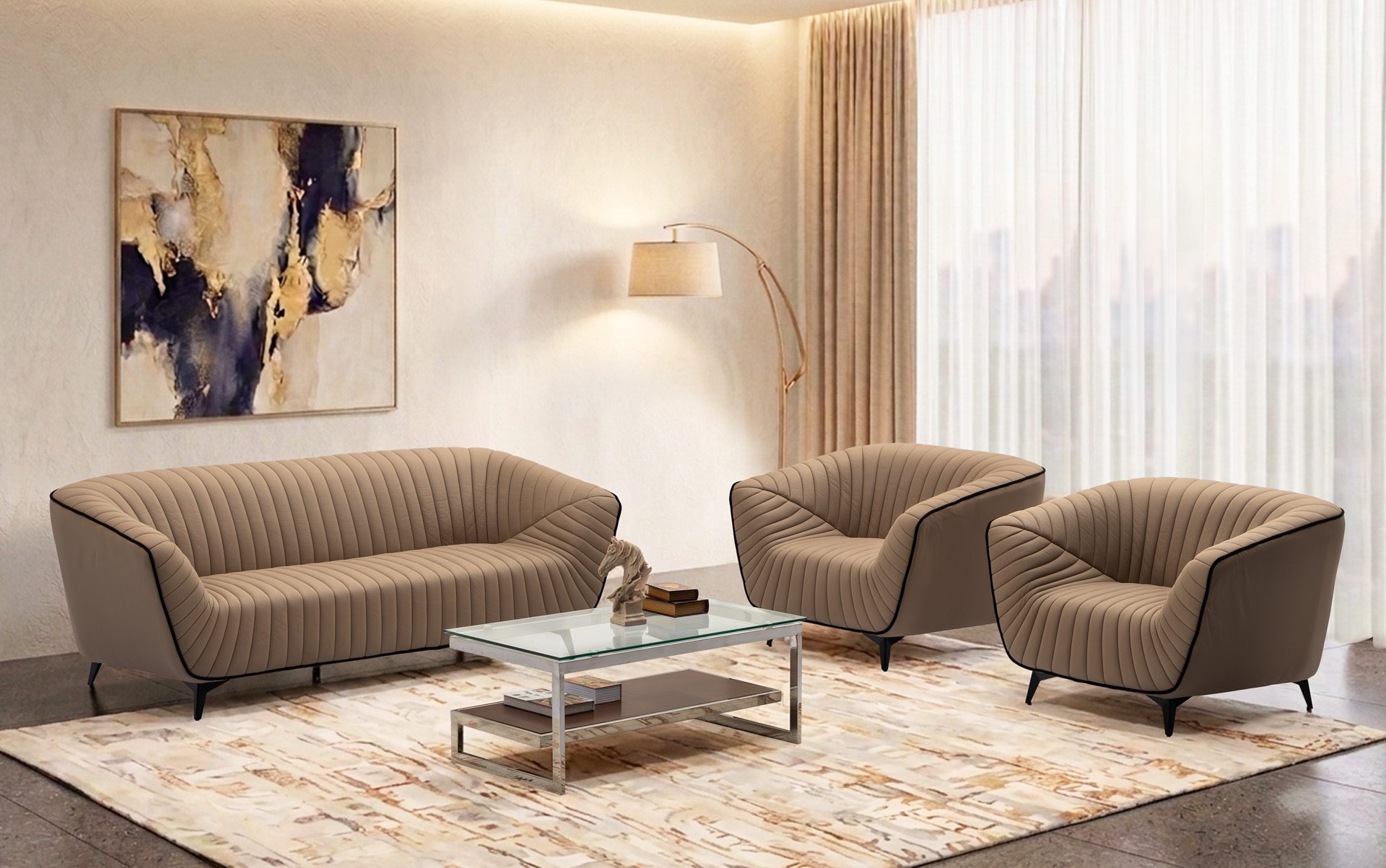 Alexa Sofa 3+1+1 (Fabric) image 2