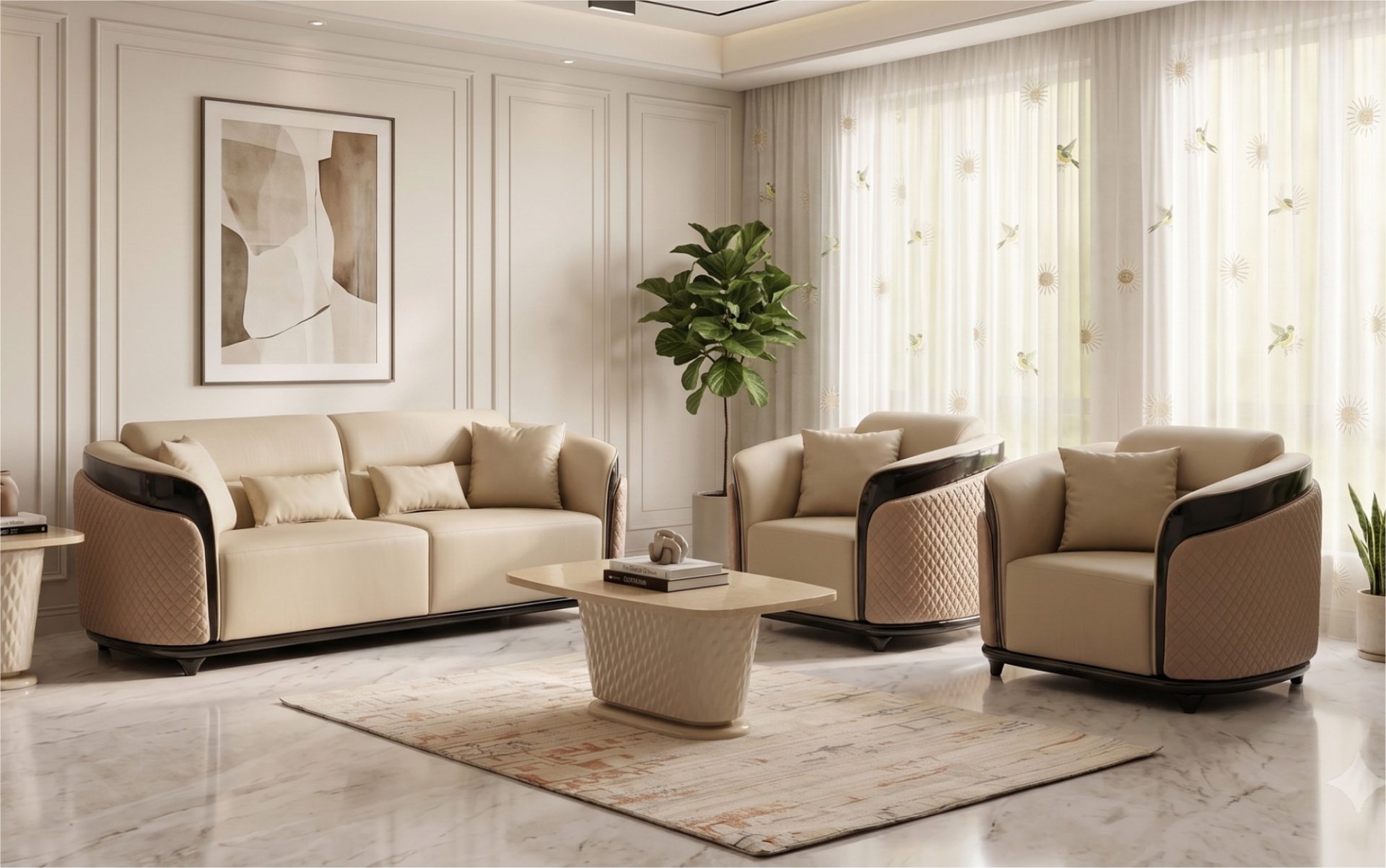 Ballina Sofa 3+1+1 (Fabric)