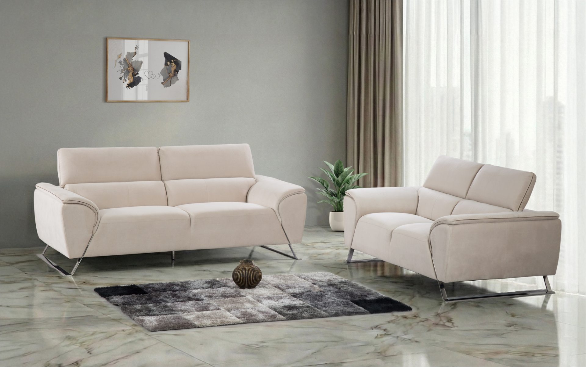 Lisbon Sofa 3+2 (Fabric)