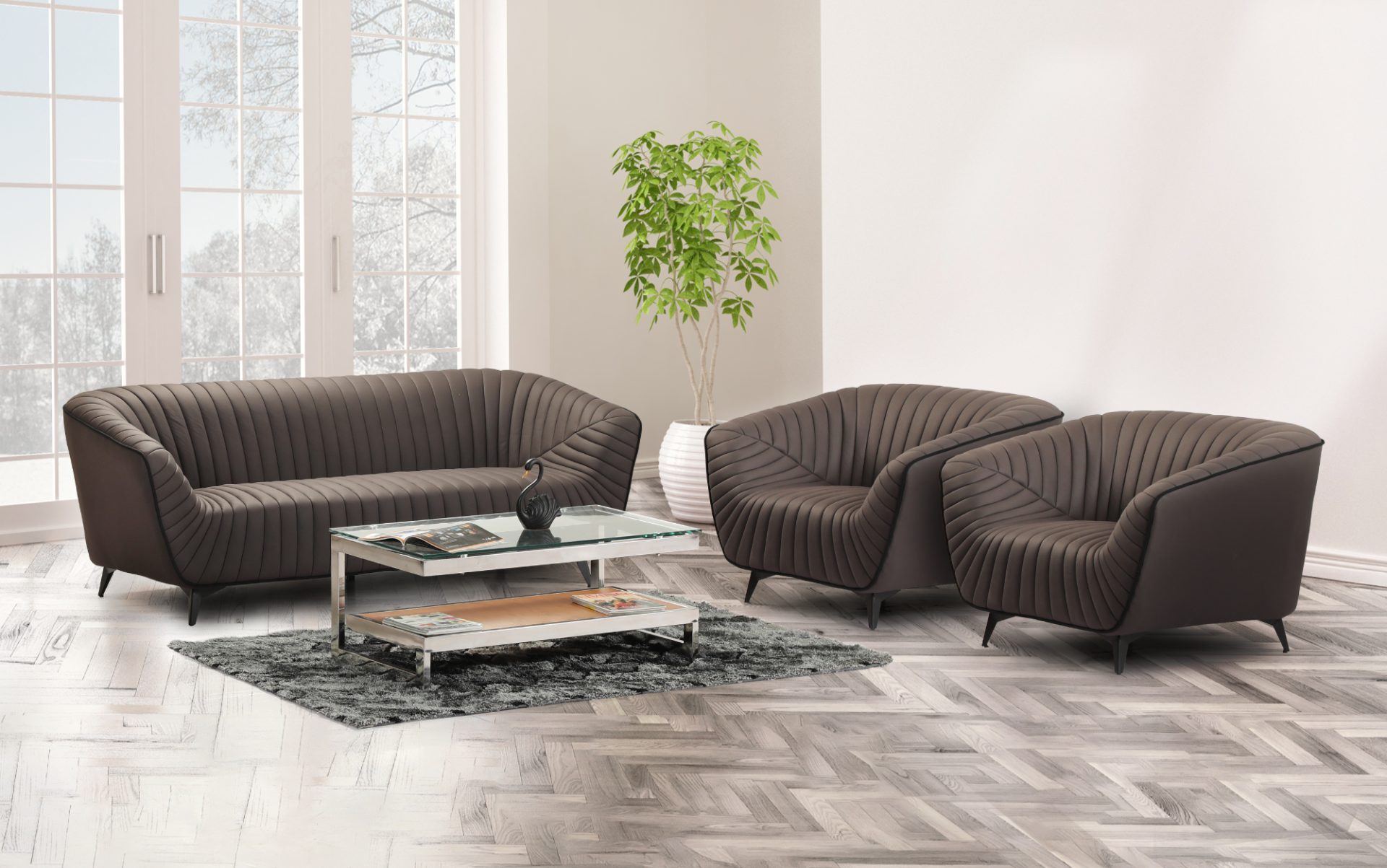 Alexa Sofa 3+1+1 (Fabric)