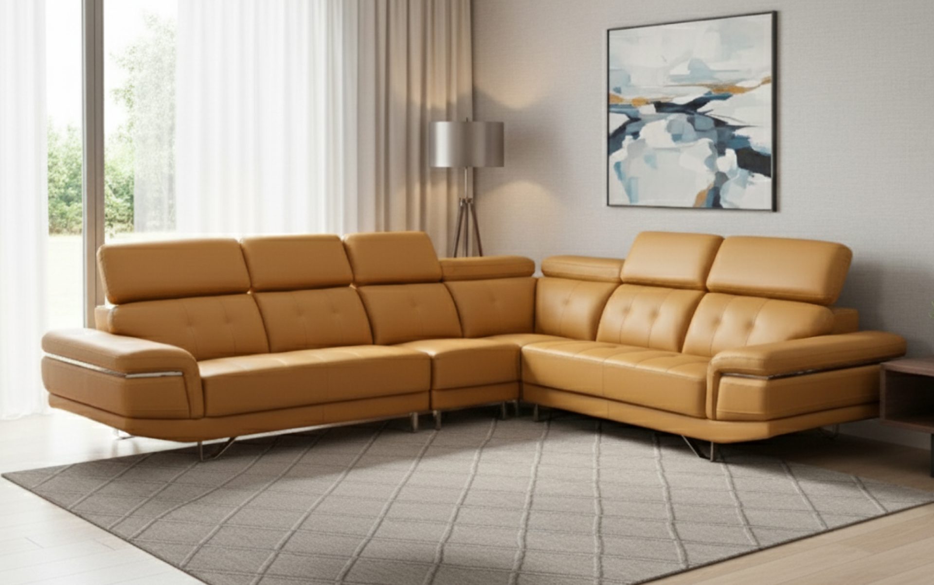 Elliot Corner Sofa (Fabric)