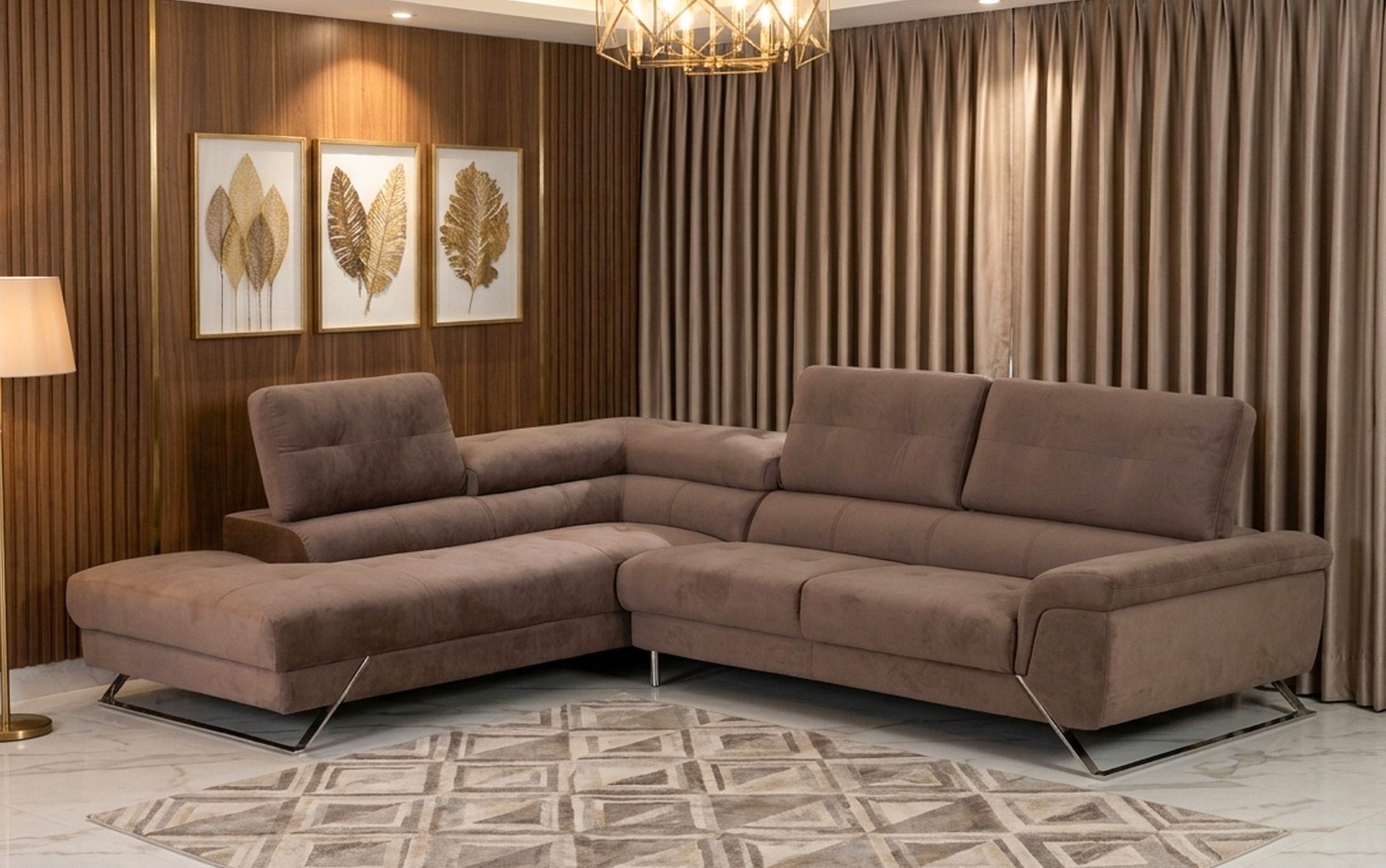 Midland Corner Sofa (Fabric)