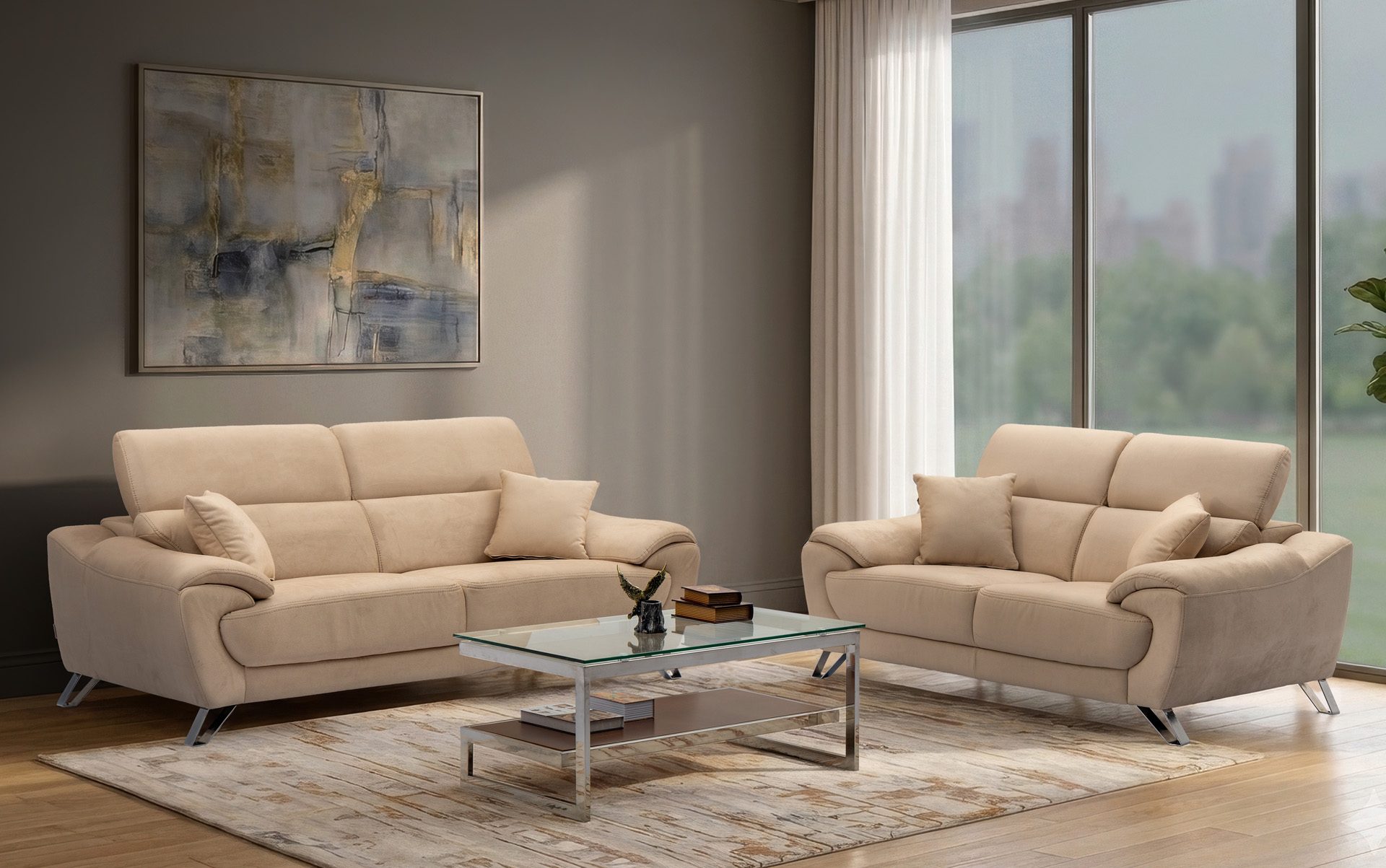Olando Sofa 3+2 (Fabric) image 3